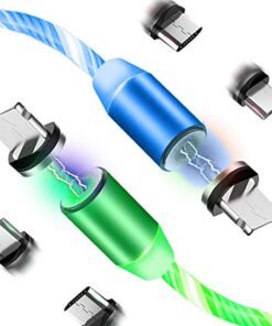 Svetleči LED magnetni polnilni kabel