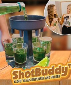 Dozirnik in držalo za kozarce ShotBuddy 6
