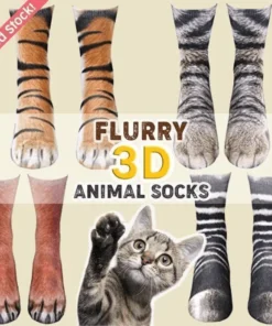 Nogavice Flurry 3D Animal Paw