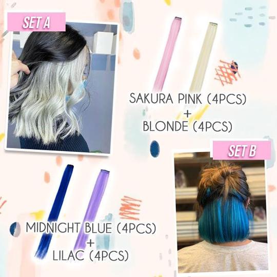 Komplet barvnih podaljškov za lase Hairdrobe - Image 6