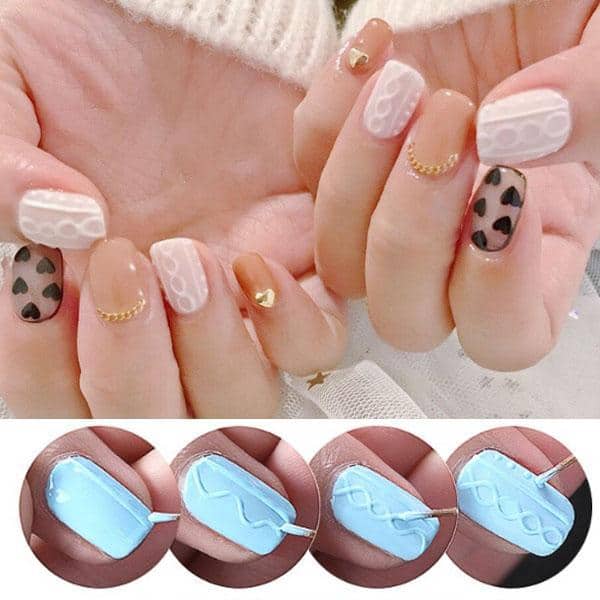 Micro-Carving 3D reliefni gel za nohte - Image 2