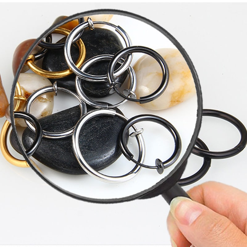 Unisex zložljiv obroč iz nerjavečega jekla - Image 2