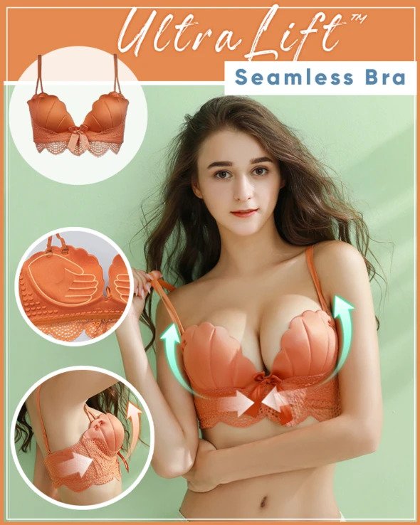 Brezšivni čipkasti nedrček UltraLift - Image 3