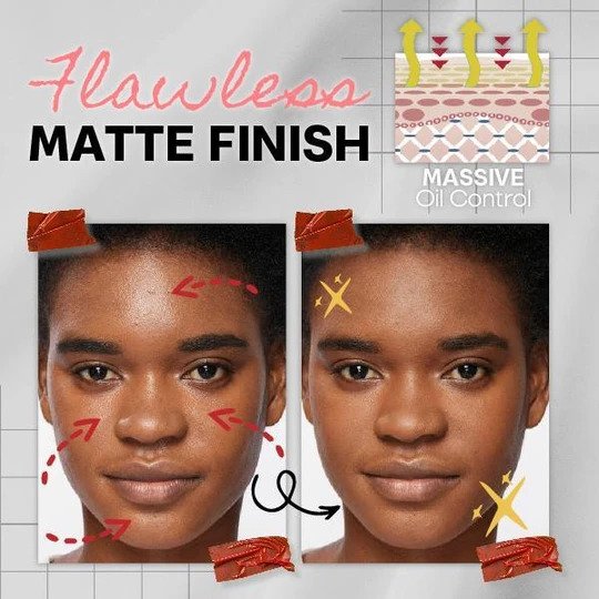 SkinPerfect matirajoči vodoodporen puder za utrjevanje - Image 4