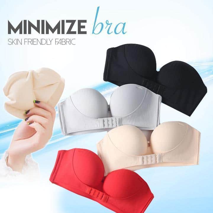 Napihljiv brezžični nedrček s sprednjo zaponko brez naramnic - Image 6