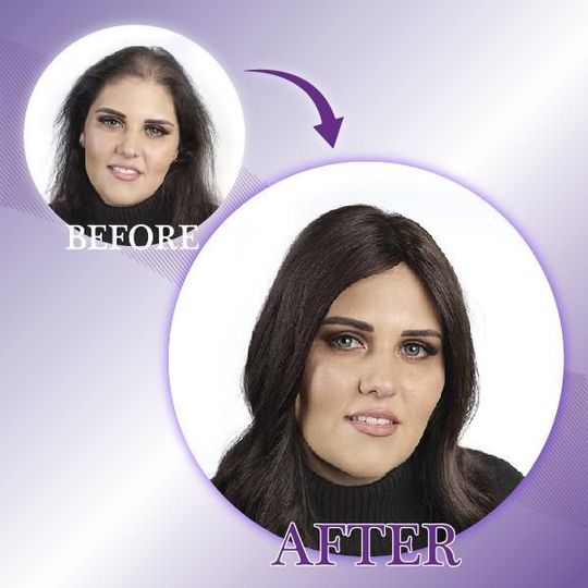 Silky Clip On Hair Topper - Image 6