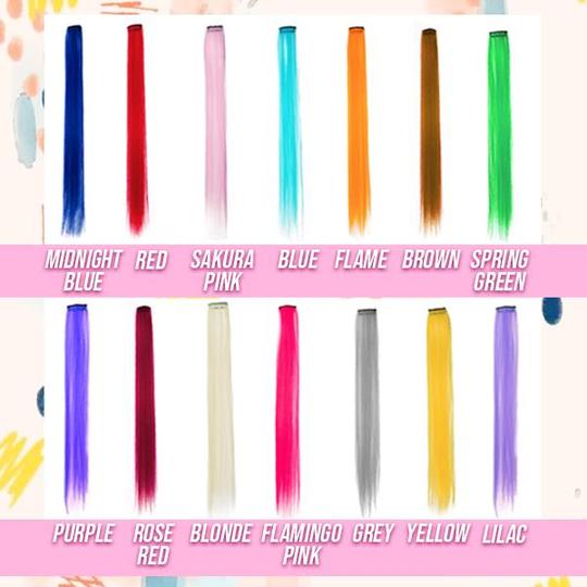 Komplet barvnih podaljškov za lase Hairdrobe - Image 5