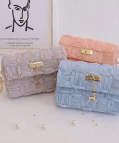 Ročna torbica s cvetličnim šifonskim trakom DIY Kit