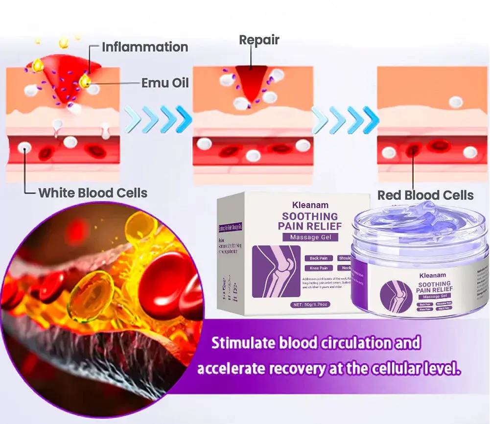 Kleanam™ kurkumin in emu gel proti bolečinam - Image 2