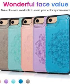 Usnjena torbica za telefon z imetnikom kartice denarnice