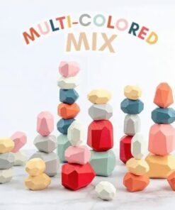 Leseni bloki za zlaganje kamna